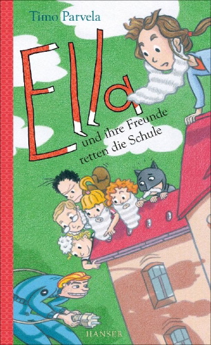 Buchcover und Innenansicht für das Buch: Ella ja kaverit salaisessa palveluksessa