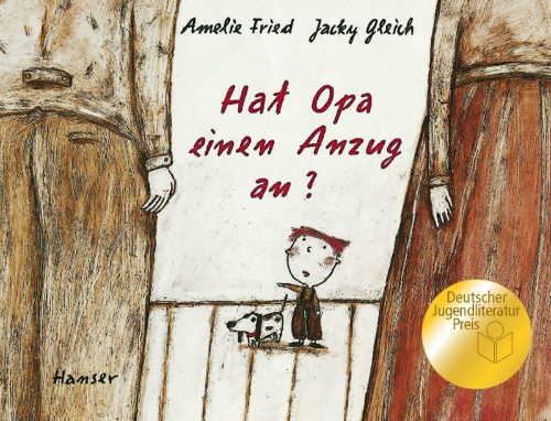 Buchcover und Innenansicht für das Buch: Hat Opa einen Anzug an?
