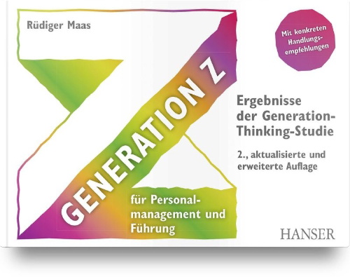 Buchcover und Innenansicht für das Buch: Generation Z für Personalmanagement und Führung