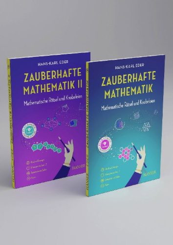 Buchcover und Innenansicht für das Buch: Zauberhafte Mathematik