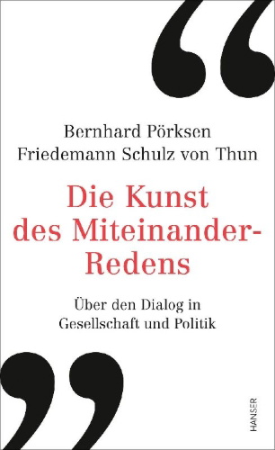 Buchcover und Innenansicht für das Buch: Die Kunst des Miteinander-Redens