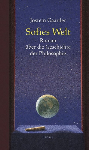 Buchcover und Innenansicht für das Buch: Sofies Welt