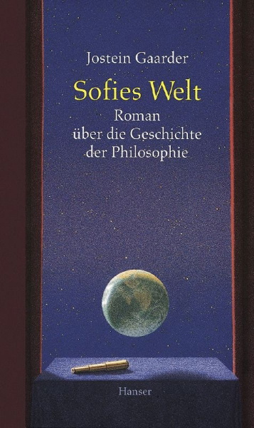 Buchcover und Innenansicht für das Buch: Sofies Welt