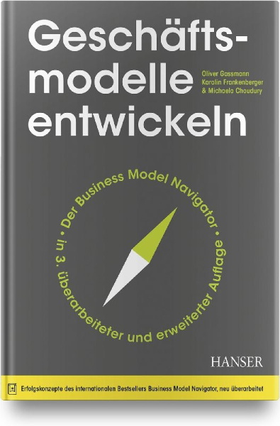 Buchcover und Innenansicht für das Buch: Geschäftsmodelle entwickeln