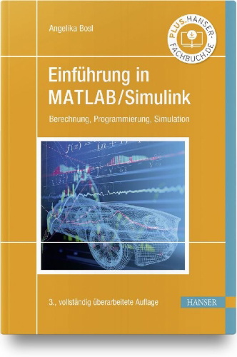 Buchcover und Innenansicht für das Buch: Einführung in MATLAB/Simulink