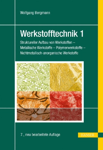 Buchcover und Innenansicht für das Buch: Werkstofftechnik 1