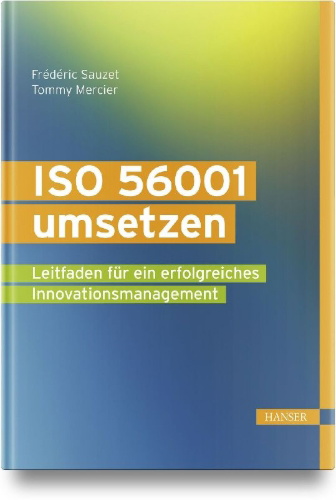 Buchcover und Innenansicht für das Buch: ISO 56001 umsetzen