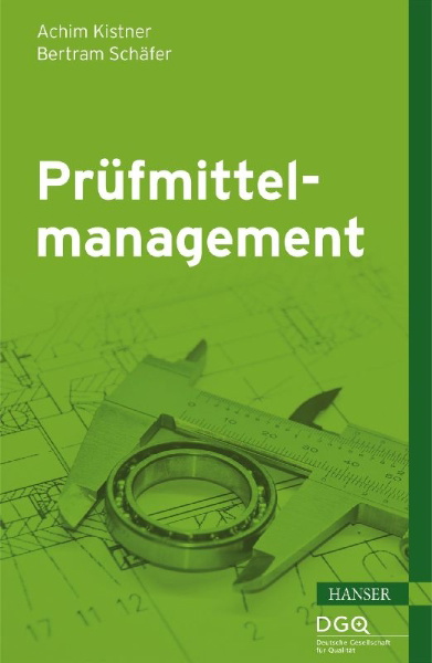 Buchcover und Innenansicht für das Buch: Prüfmittelmanagement