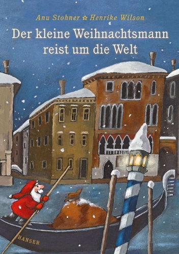 Buchcover und Innenansicht für das Buch: Der kleine Weihnachtsmann reist um die Welt