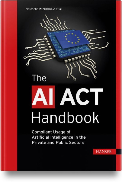 Buchcover und Innenansicht für das Buch: The AI Act Handbook