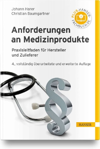 Buchcover und Innenansicht für das Buch: Anforderungen an Medizinprodukte