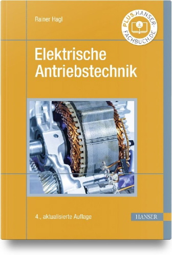 Buchcover und Innenansicht für das Buch: Elektrische Antriebstechnik