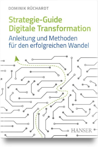 Buchcover und Innenansicht für das Buch: Strategie-Guide Digitale Transformation