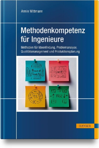 Buchcover und Innenansicht für das Buch: Methodenkompetenz für Ingenieure