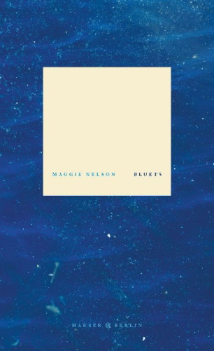 Buchcover und Innenansicht für das Buch: Bluets