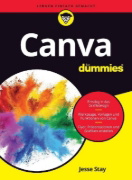 Buchcover und Innenansicht für das Buch: Canva für Dummies
