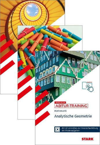 Buchcover und Innenansicht für das Buch: STARK Mathematik Vorteilspaket - Abitur-Training - Analysis/Analytische Geometrie/Stochastik