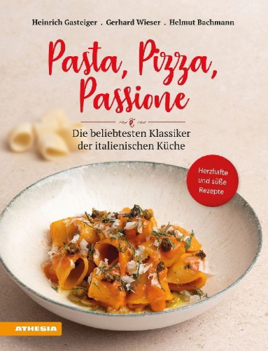 Buchcover und Innenansicht für das Buch: Pasta, Pizza, Passione
