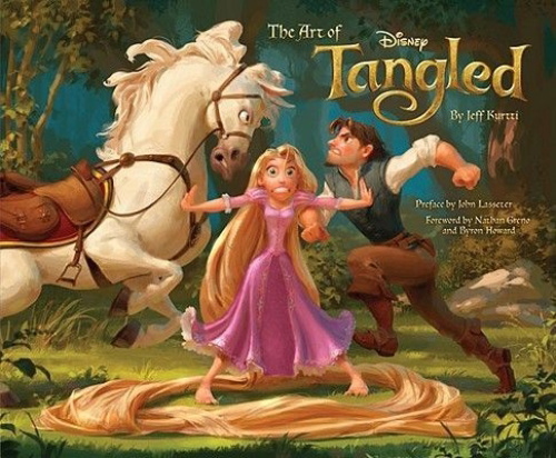Buchcover und Innenansicht für das Buch: Art of Tangled