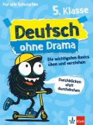 Buchcover und Innenansicht für das Buch: Deutsch ohne Drama 5. Klasse