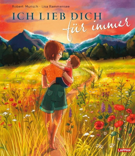 Buchcover und Innenansicht für das Buch: Ich lieb' dich für immer