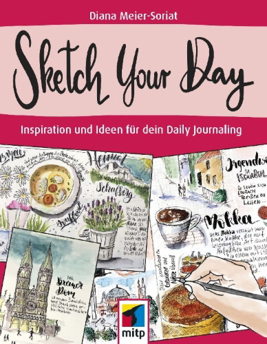 Buchcover und Innenansicht für das Buch: Sketch Your Day