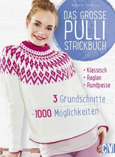 Buchcover und Innenansicht für das Buch: Das große Pulli-Strickbuch