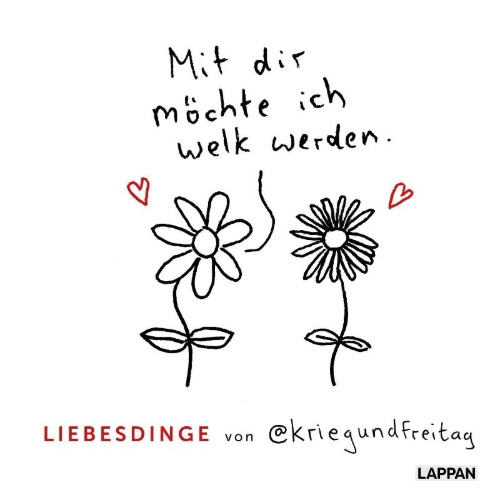 Buchcover und Innenansicht für das Buch: Liebesdinge von @kriegundfreitag