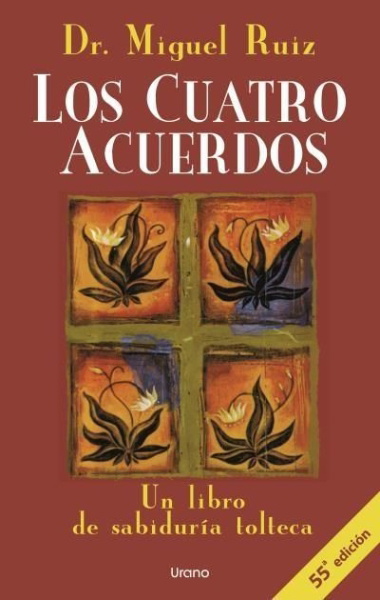 Buchcover und Innenansicht für das Buch: Los cuatro acuerdos