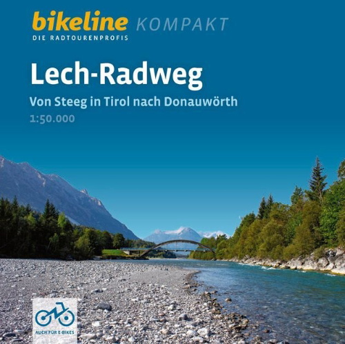 Buchcover und Innenansicht für das Buch: Lech-Radweg