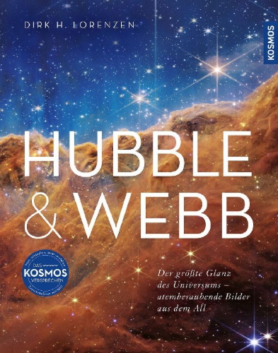 Buchcover und Innenansicht für das Buch: Hubble & Webb