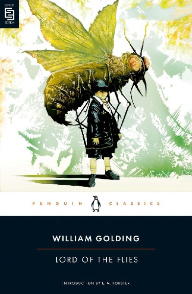 Buchcover und Innenansicht für das Buch: Herr der Fliegen