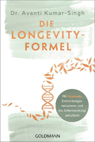 Buchcover und Innenansicht für das Buch: The longevity formula