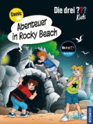 Buchcover und Innenansicht für das Buch: Die drei ??? Kids Abenteuer in Rocky Beach