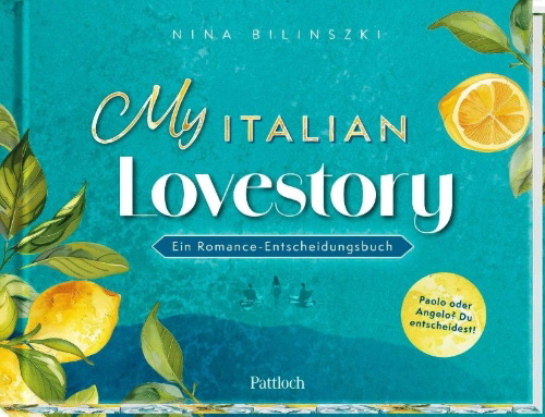 Buchcover und Innenansicht für das Buch: My Italian Lovestory
