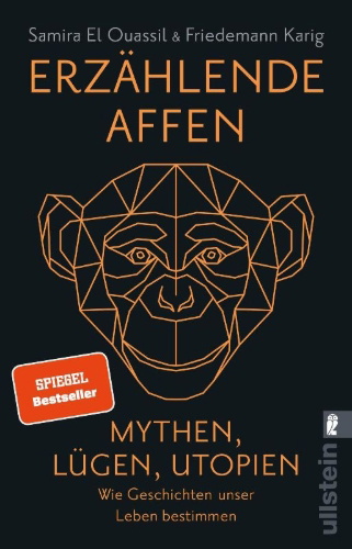 Buchcover und Innenansicht für das Buch: Erzählende Affen