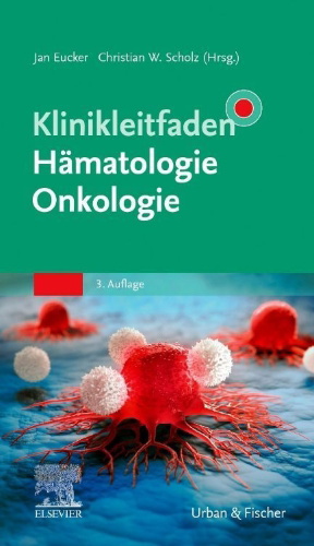 Buchcover und Innenansicht für das Buch: Klinikleitfaden Hämatologie Onkologie