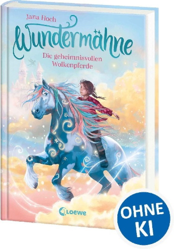 Buchcover und Innenansicht für das Buch: Wundermähne (Band 5) - Die geheimnisvollen Wolkenpferde