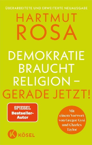 Buchcover und Innenansicht für das Buch: Demokratie braucht Religion - gerade jetzt!