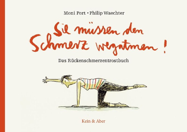 Buchcover und Innenansicht für das Buch: Sie müssen den Schmerz wegatmen!