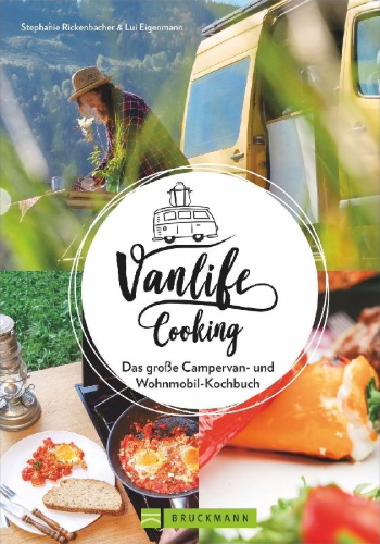 Buchcover und Innenansicht für das Buch: Vanlife Cooking