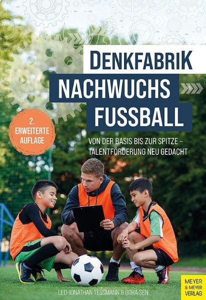 Buchcover und Innenansicht für das Buch: Denkfabrik Nachwuchsfußball