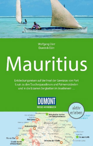 Buchcover und Innenansicht für das Buch: DUMONT Reise-Handbuch Reiseführer Mauritius