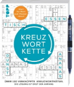 Buchcover und Innenansicht für das Buch: Die Kreuzwortkette - 150 verknüpfte Kreuzworträtsel: Die Lösung ist erst der Anfang