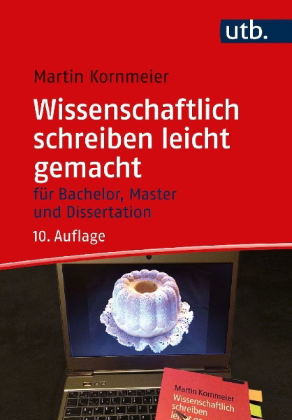 Buchcover und Innenansicht für das Buch: Wissenschaftlich schreiben leicht gemacht
