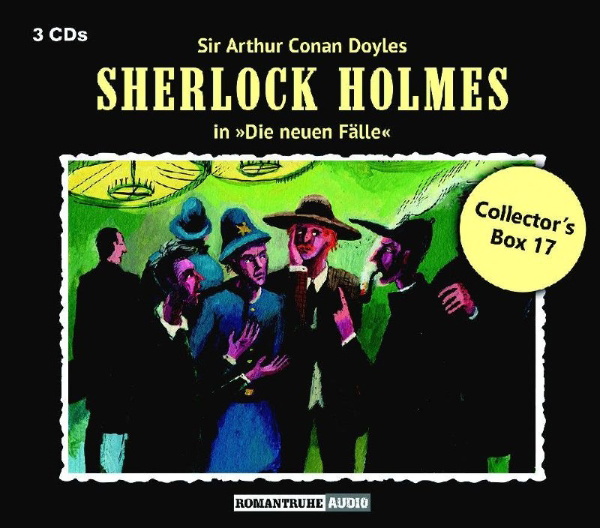 Buchcover und Innenansicht für das Buch: Sherlock Holmes - neue Fälle Collectors Box 17
