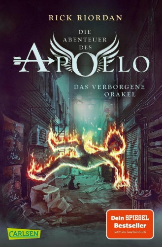 Buchcover und Innenansicht für das Buch: The Trials of Apollo Vol 1: The Hidden Oracle