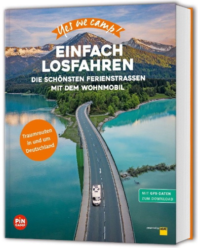 Buchcover und Innenansicht für das Buch: Yes we camp! Einfach losfahren