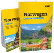 Buchcover und Innenansicht für das Buch: ADAC Reiseführer plus Norwegen
