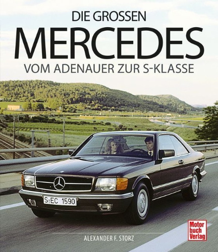 Buchcover und Innenansicht für das Buch: Die großen Mercedes